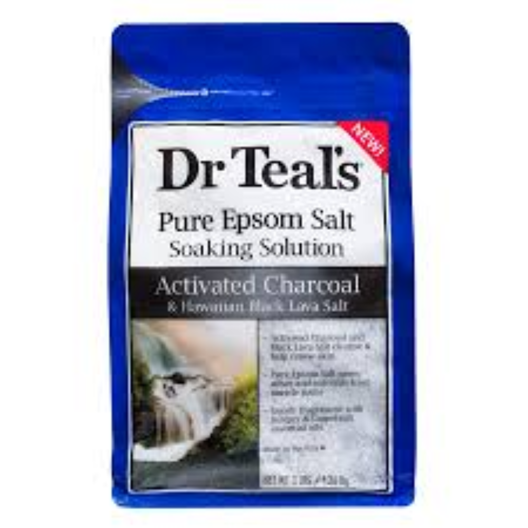 DR TEALS S/SLN ACTIVATED CHARCOAL 1.36KG